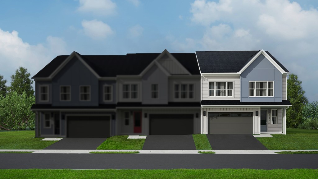 Van Metre Homes villas at Hiatt Point at Snowden Bridge