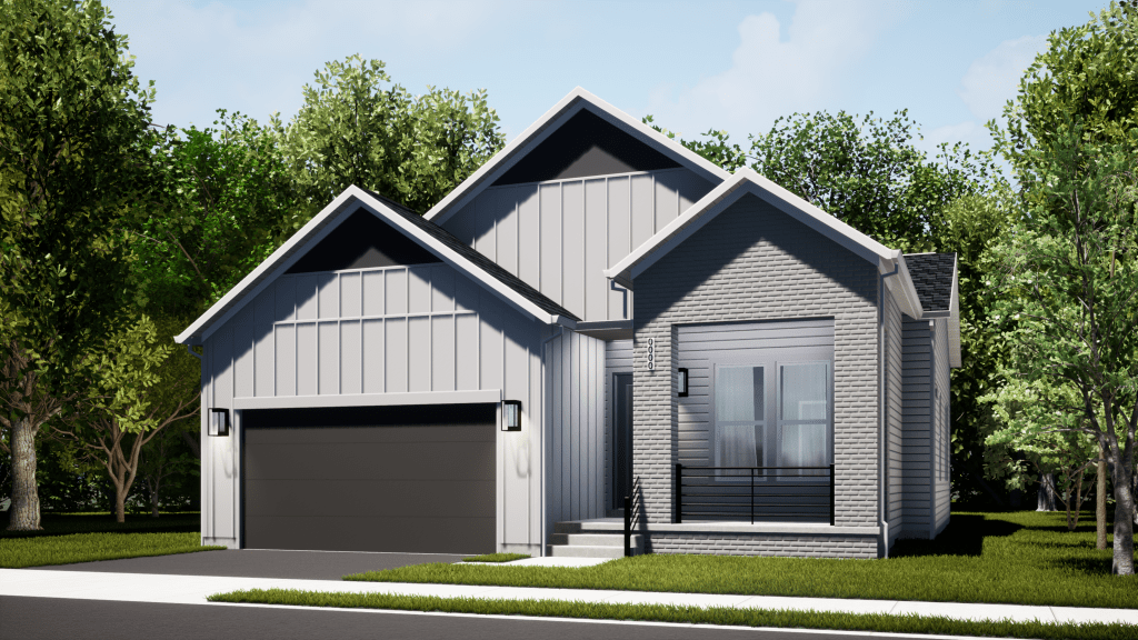 Van Metre Homes single family homes at Hiatt Point at Snowden Bridge